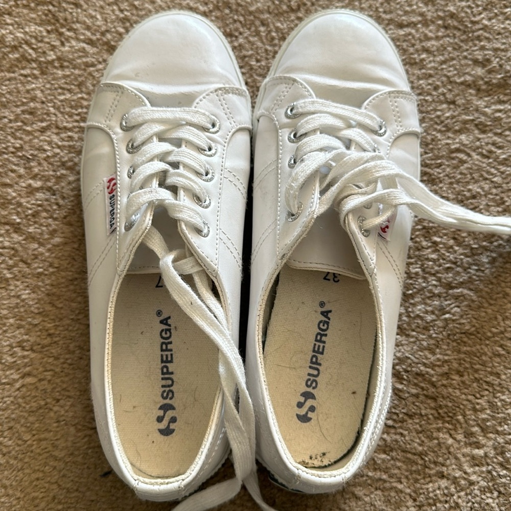 Superga leather sneakers